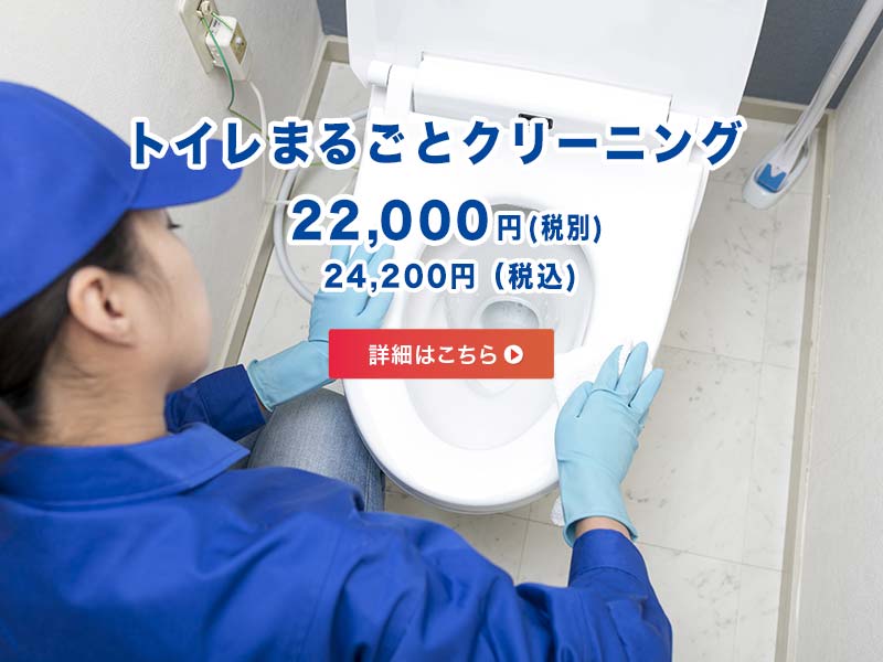 トイレのクリーニング